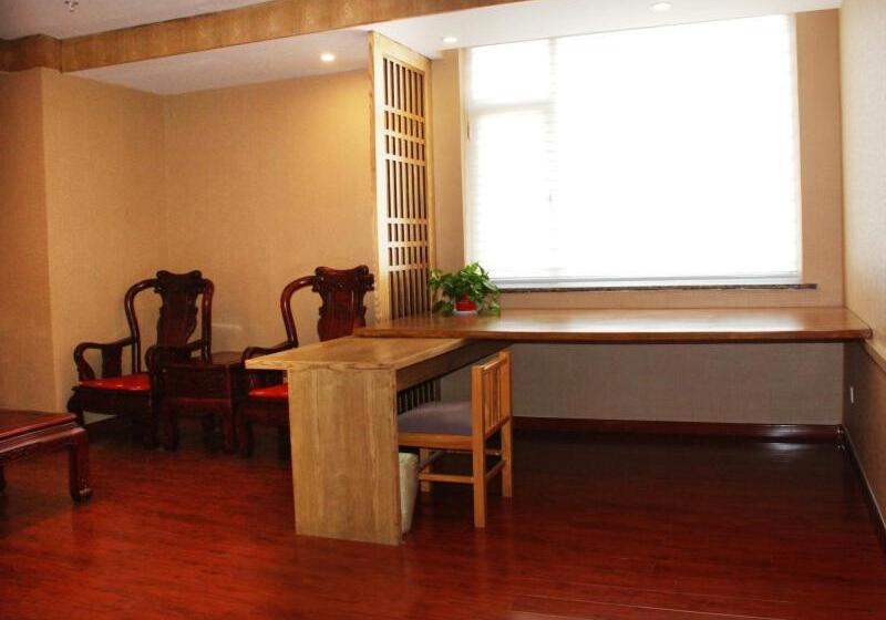 酒店 Greentree Inn Shandong Weifang Linqu Zhanqian Road Luchuan Business