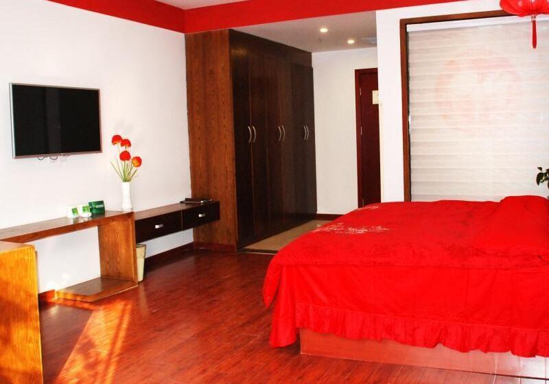 酒店 Greentree Inn Shandong Weifang Linqu Zhanqian Road Luchuan Business