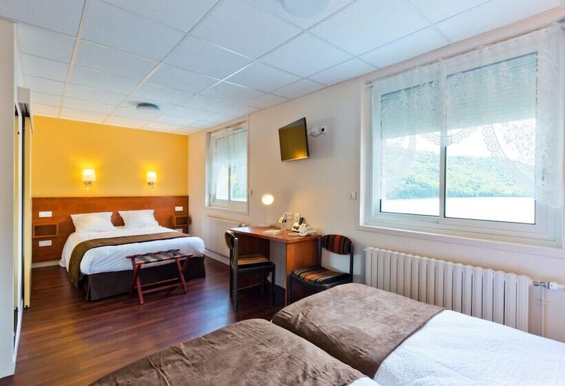 酒店 Logis Hôtel Belle Vue