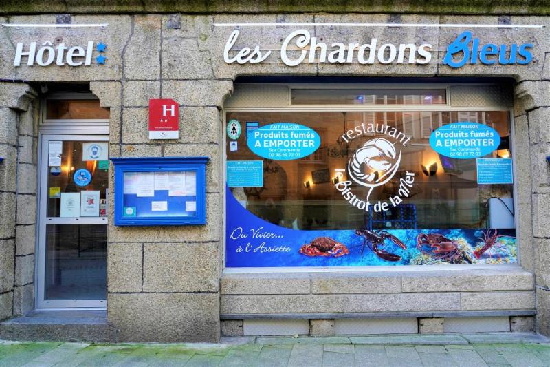 酒店 Logis Hôtel Les Chardons Bleus Restaurant Le Bistrot De La Mer