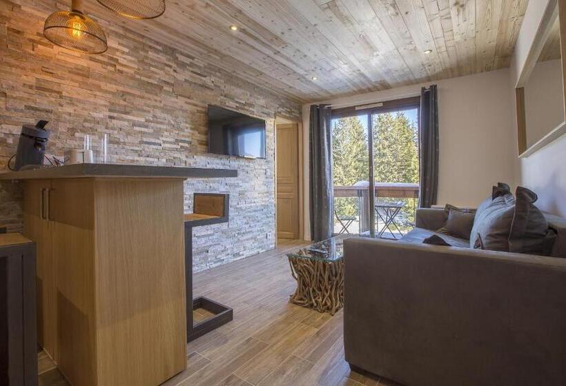 استراحتگاه Residence Le Domaine Du Jardin Alpin   Courchevel 1850