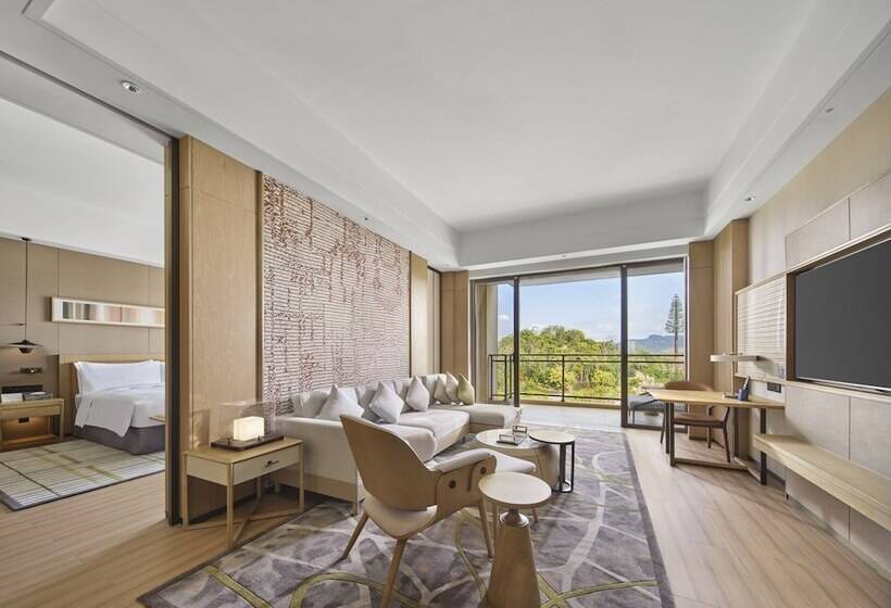 בית מלון כפרי Doubletree By Hilton Lingshui Hot Spring