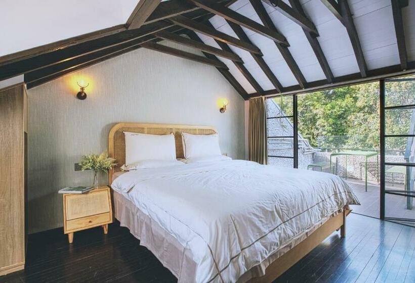 펜션 Shanghai Downtown Hills Boutique Guesthouse   Near Metro Line 7, Exit 3, Changping Road