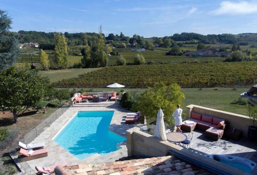 مبيت وإفطار Chateau Du Palanquey & Spa