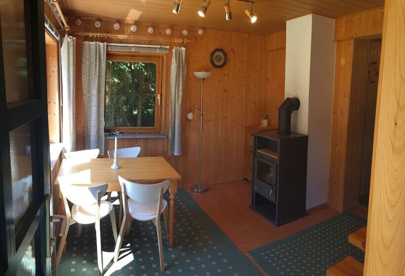 Ferienhaus Mirow Lärz   Kamin Wald Ruhe