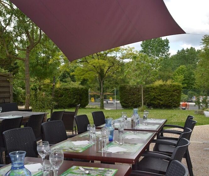 酒店 Camping Le Petit Lion   Lodges Bois