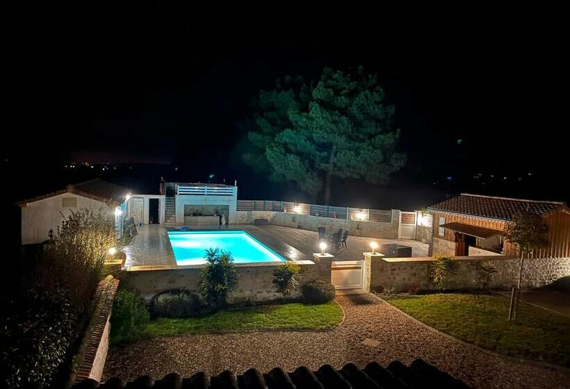 Пансион Le Coteau De Bazeille Spa & Sauna Sas