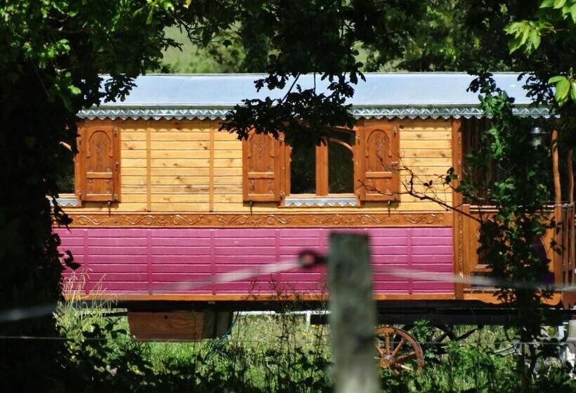 住宿加早餐  Une Roulotte Et Des Chevaux