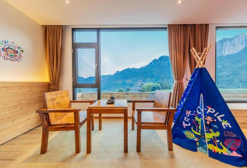 بنسيون Enshi Grand Canyon Yutan Muyun Guesthouse