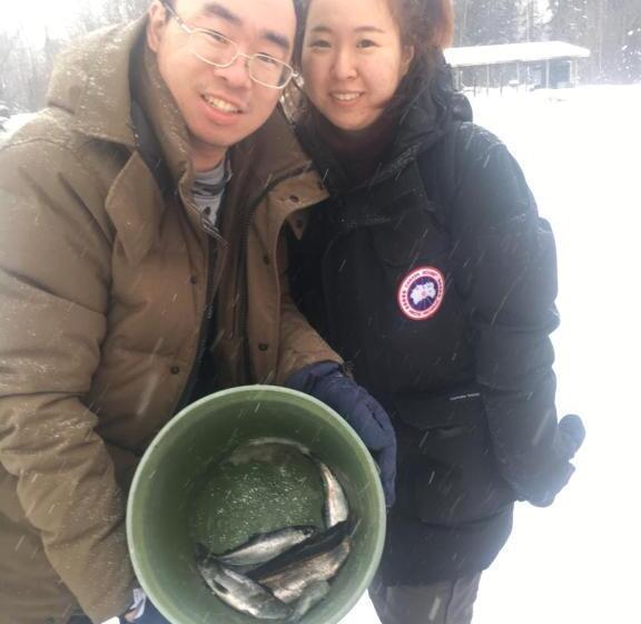 مبيت وإفطار Alaska Log Cabins On The Pond