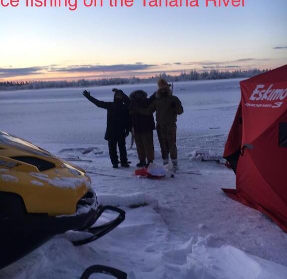 مبيت وإفطار Alaska Log Cabins On The Pond