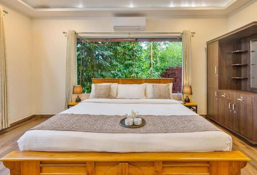 منتجع Stayvista At Serene Valley With Bonfire & Badminton