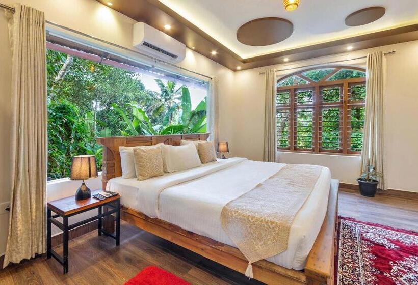 منتجع Stayvista At Serene Valley With Bonfire & Badminton