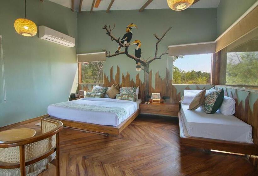 בית מלון כפרי Tadoba Jungle Camp