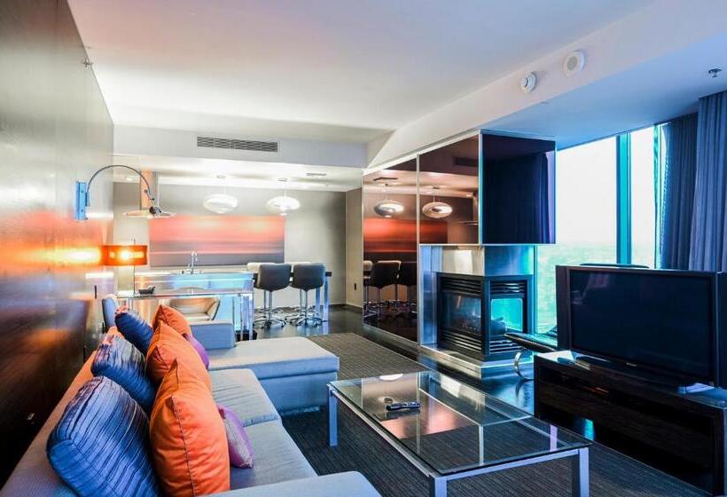 هتل Stripviewsuites Two Bedroom Conjoined Suite At Palms Place