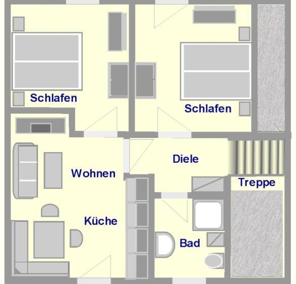 בית מלון כפרי Haus Wiesenrand Kurz
