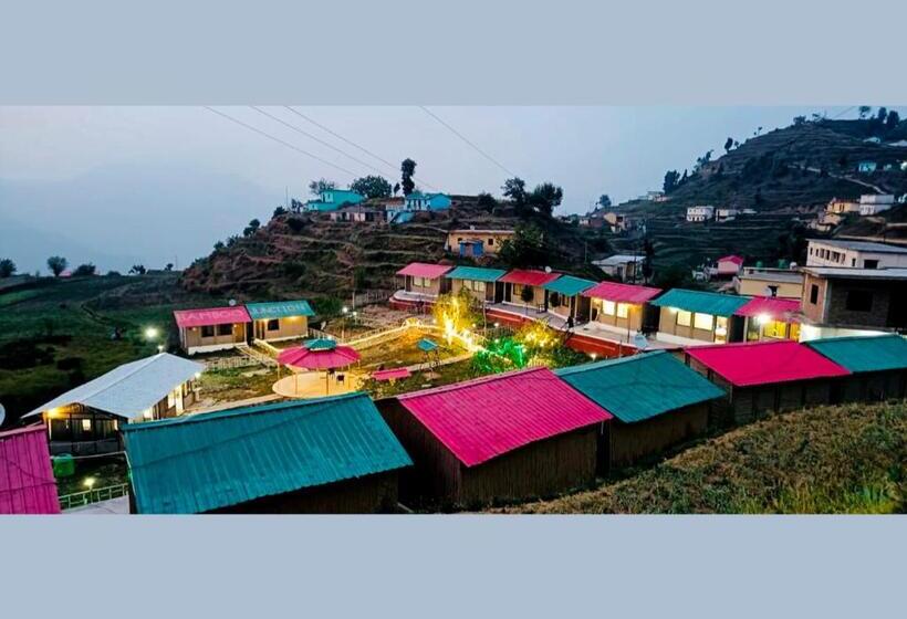 Bamboo Junction Resort   Kanatal, Valley & Mountain View