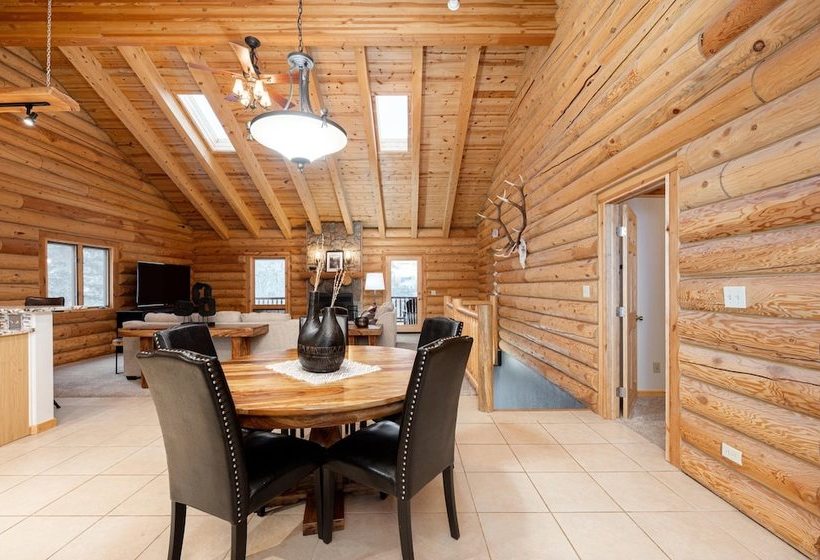 Iconic Log Cabin Escape Idaho Springs Hot Tub
