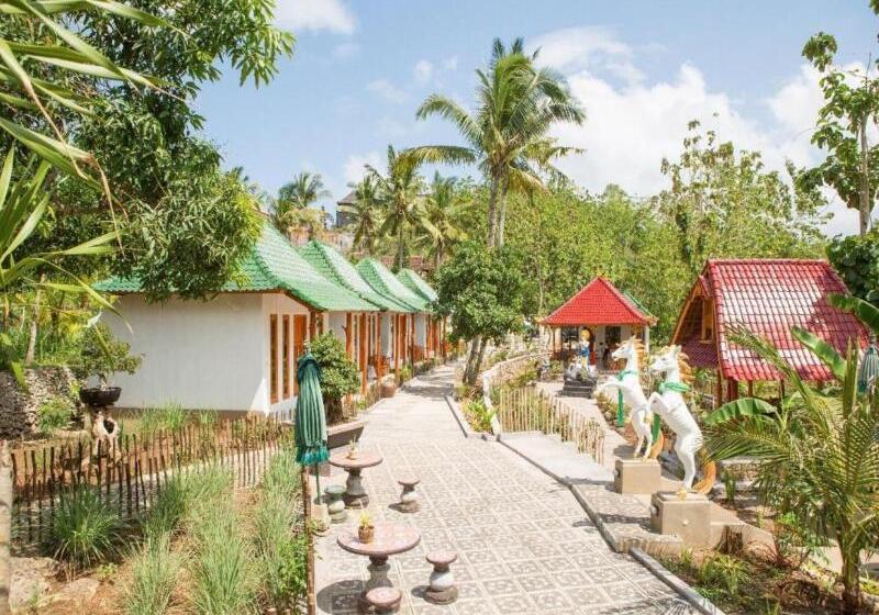 בית מלון כפרי Kubu Reot Taman Asri Villa