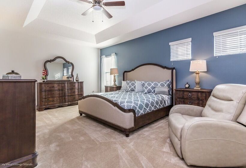 Classic 6bed 4ba Villa, Games, Pool, Spa   5244o