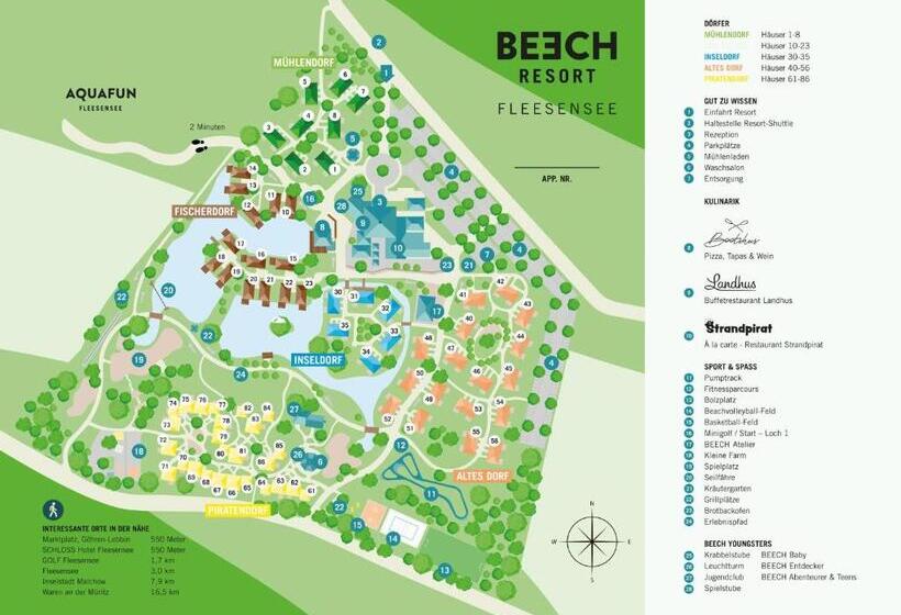 בית מלון כפרי Beech Resort Fleesensee