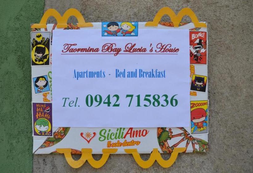 مبيت وإفطار Taormina Bay Lucia's House