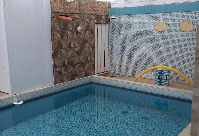 Bed and Breakfast Maranata Casa Com Piscina   2 Minutos De Carro Até O Mar