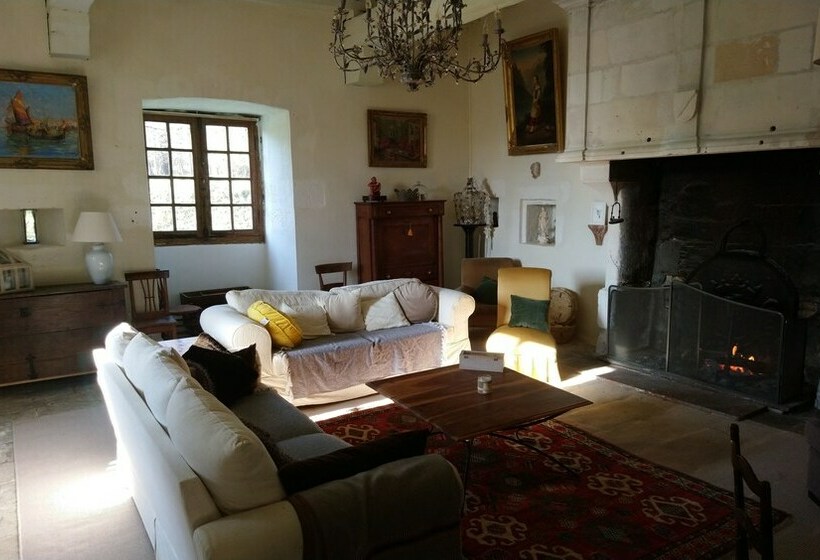 민박 Le Château De Boussay