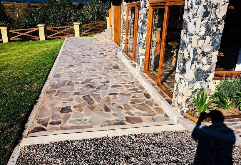 בית מלון כפרי Beautiful Cabin Downtown Tapalpa Oven Mud Barbecue Grill 4 Room 12 Ppl Tv Wifi