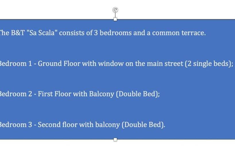 Pensão “sa Scala” Bed&terrace