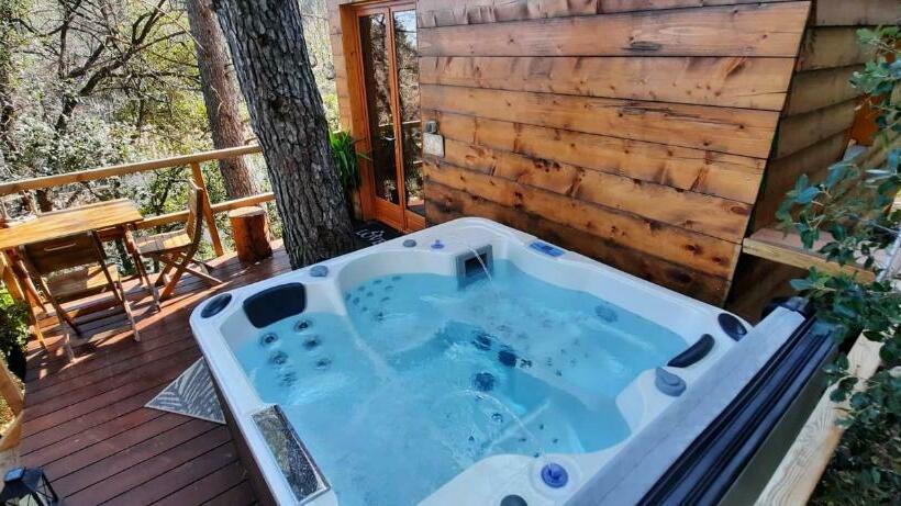 ペンション Cabane Dans Les Arbres La Kaz Aux Cigales