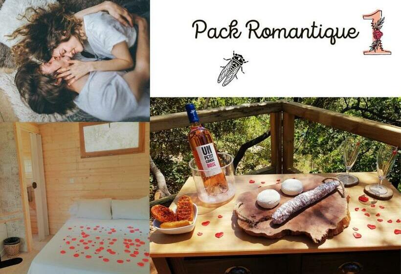 ペンション Cabane Dans Les Arbres La Kaz Aux Cigales