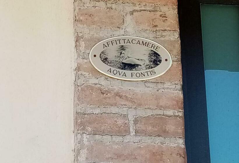 بنسيون Affittacamere Aqva Fontis