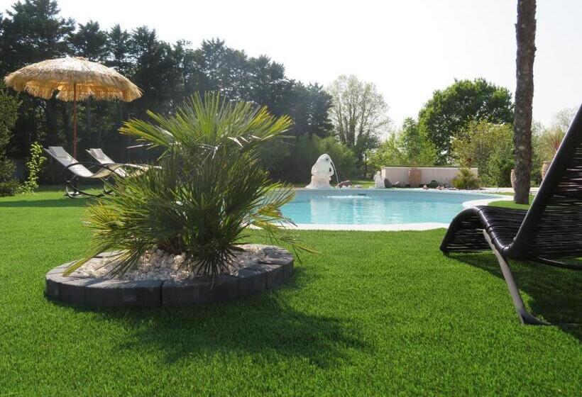 膳宿费 Maison 4 étoiles Et Studio 3 étoiles Indépendants Avec Piscine