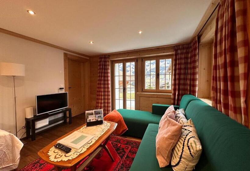 بنسيون One Bedroom With Mountain And Garden View Ground Floor Of Chalet Solaria