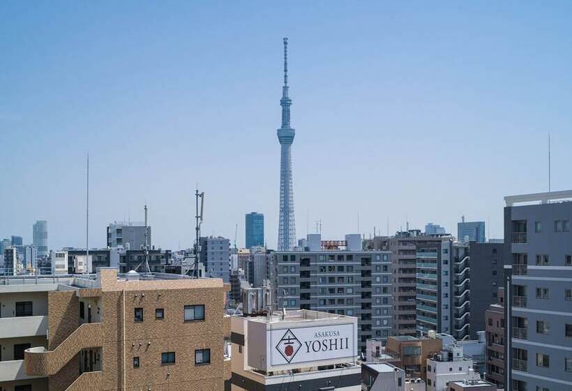 בית מלון כפרי Vessel Inn Asakusa Tsukuba Express