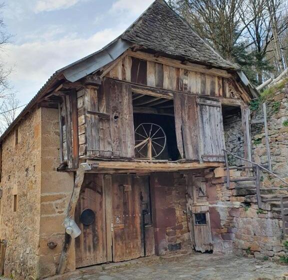 민박 Chambre D Hôtes Le Cascadou