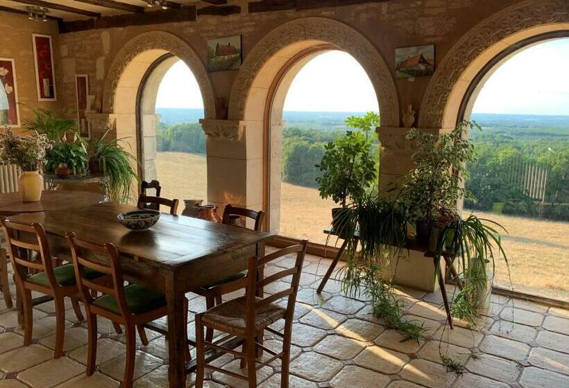 צימר Nature Et Piscine Au Sommet Du Périgord