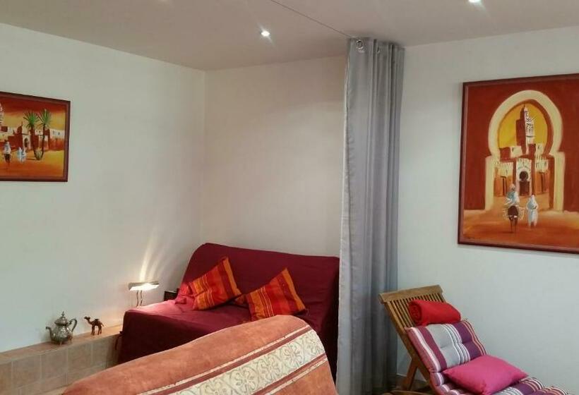 צימר Chambre Avec Jardin Pierre Curie
