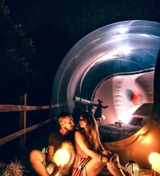 مبيت وإفطار Maso La Marianna Bubble Glamping In Trentino