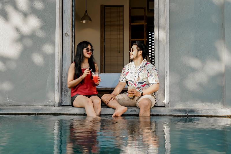 בית מלון כפרי Frii Bali Echo Beach