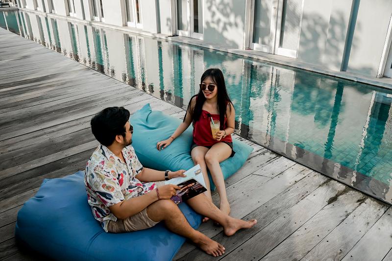 בית מלון כפרי Frii Bali Echo Beach