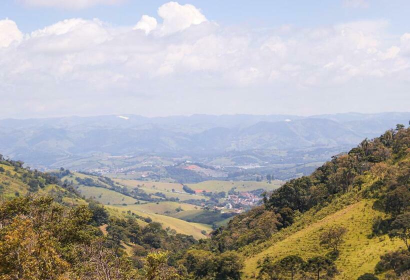 펜션 Recanto Em Cores Chalé Com Uma Linda Vista Para As Montanhas