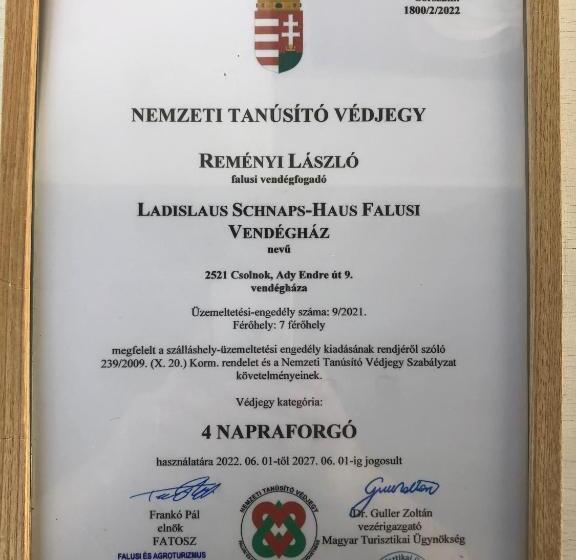 بنسيون Ladislaus Schnaps Haus Falusi Vendégház
