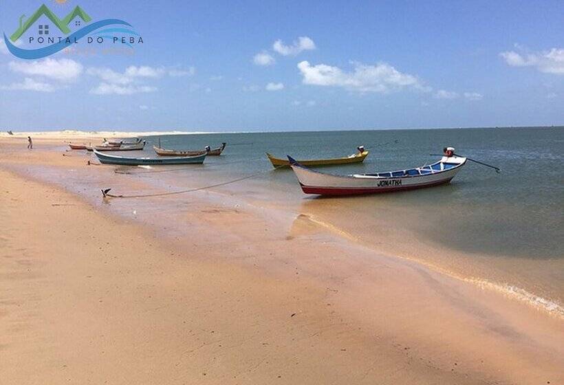 פנסיון B&b Beach House Pousada Exclusiva Pés Na água Pontal Do Peba única Em Alagoas