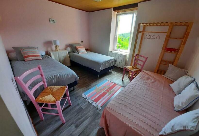 住宿加早餐  Le Logis Des 3 Coeurs Chambre Aeiou