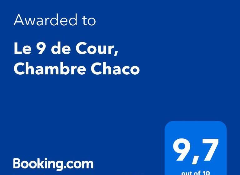 مبيت وإفطار Le 9 De Cour, Chambre Chaco