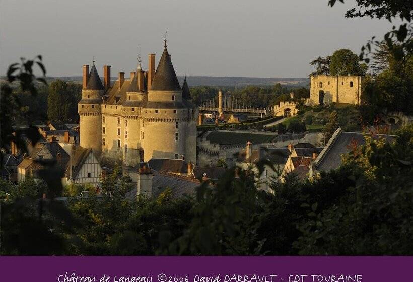 בית מלון כפרי Hôtel Restaurant Chambre Insolite Spa   Le Xii De Luynes
