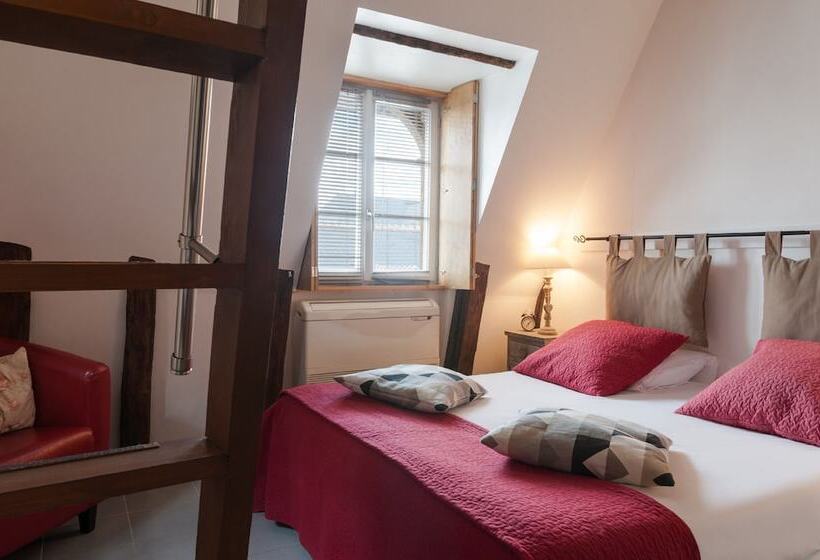 בית מלון כפרי Hôtel Restaurant Chambre Insolite Spa   Le Xii De Luynes