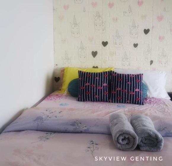 تختخواب و صبحانه 5 6 Pax Family Room Skyview Golden Hills, Genting Highlands